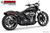 Freedom Performance HD01082 2:1 shorty Outlaw Black w black Sculpted tip Harley m8 softail 18-24 Freedom Performance HD01082 2:1 shorty Outlaw Black w black Sculpted tip Harley m8 softail 18-24