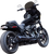 S&S CYCLE 550-1104 2-into-1 Qualifier Exhaust System - 50-State Black Softail