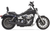 Bassani Xhaust System 13322R Road Rage 2 into 1 System Black with Short Megaphone for Dyna 91-05 Bassani Xhaust System 13322R Road Rage 2 into 1 System Black with Short Megaphone for Dyna 91-05