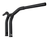 Burly B12-6051B 10 in. Black 1-1/4 in. Dominator Raked Handlebar Burly B12-6051B 10 in. Black 1-1/4 in. Dominator Raked Handlebar