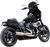 S&S CYCLE 550-1103 2-into-1 Qualifier Exhaust System - 50-State Silver Softail