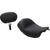 Mustang 79600 Wide Solo Seat with Removable Backrest - Vintage - Black - Smooth - FL '08+