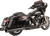 S&S CYCLE 550-0700C El Dorado Dual Exhaust System - Black Black Thruster