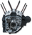 S&S CYCLE 310-0878 Crankcase for Dyna - 3.937" Bore Alternator Style Wrinkle Black Dyna