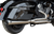 S&S CYCLE 550-1132 2-into-1 Qualifier Exhaust System - Brushed Stainless Steel 49 State Indian with PowerPlus