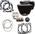S&S CYCLE 910-0844A Big Bore Cylinder Kit - 4.375" Stroke Wrinkle Black w/o Highlighted Fins M8