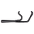 Trask TM-5053BKBK Black Assault 2:1 exhaust Softail w bags 18-24