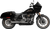 Trask TM-5052BKBK  Black / Black  Assault 2 Into 1 Exhaust System Softail 18-26