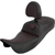 Saddlemen 808-07B-209B4 Dragon Scale Stitch RoadSofa™ Seat Extended Reach Red Stitch with Backrest Touring '08-'25