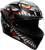 AGV 2118394003-044-S K1 S Lyzard Helmet - Lyzard Matte Black/Gray/Red Small