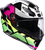 AGV 2118394018-071-XXL K1 S Punkpulse Helmet - Punkpulse Black/Purple/Lime 2XL