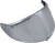 AGV 20KV32M1N1004 K6/K6 S Helmet Pinlock® 120 MaxVision™ Prepared Shield - Pinlock® 120 MaxVision Prepared Iridium Silver