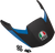 AGV 21KIT76337006 N AX9 Helmet Peak — Antarctica - Matte Black/Cyan