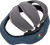 AGV 201850005523GM Pista GP RR Helmet Liner - Gray/Cyan Medium