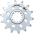VORTEX 3768-14 Front Sprocket - 14 Tooth - Silver - Ninja ZX-4RR - 14 Tooth Silver Ninja ZX-4RR
