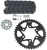 VORTEX CK6387 Chain and Sprocket Kit - WSS - Black - Kawasaki ZX-6R - WSS Black Kawasaki ZX-6R