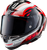 ALPINESTARS 8200224-1352-XS Supertech R10 Team Helmet - Team Black/Carbon Red/Gloss White XS
