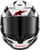 ALPINESTARS 8203426-1353-S Supertech R7 A-Core Helmet - 22.06 A-Core Gloss Black/White/Red Small