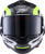 ALPINESTARS 8203926-1699-XS Supertech R10 Arius Helmet - 22.06 Arius Gloss Black/Silver/Yellow Fluo XS