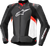 ALPINESTARS 3100125-1231-50 Missile v3 Leather Jacket - Black/White/Red Fluo US 40 / EU 50