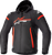 ALPINESTARS 3206423-1342-M Zaca Waterproof Jacket - Black/Bright Red/White Medium