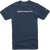 ALPINESTARS 12127202071282X Linear Wordmark T-Shirt - Navy/Stone 2XL