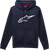 ALPINESTARS 1038530527020XL Ageless II Zip Hoodie - Navy/White XL