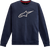 ALPINESTARS 1212513227011L Ageless Crew Fleece - Navy/Grey Large