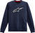 ALPINESTARS 12125132270112X Ageless Crew Fleece - Navy/Grey 2XL
