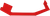 STRAIGHTLINE PERFORMANCE 183-233-RED Bumper Wing - Red Ski-Doo