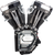 S&S CYCLE 310-0901A T143 Long Block Engine - Black Edition Dyna