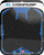 STOMPGRIP 55-10-0021B Volcano Profile Traction Pad Tank Grips - Volcano Black Honda CBR '08-'11