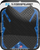 STOMPGRIP 55-10-0078B Volcano Profile Traction Pad Tank Grips - Volcano Black Triumph Daytona/Street '13-'25