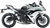 STOMPGRIP 55-14-0140B Icon Profile Traction Pad Tank Grips - Icon Black Kawasaki Ninja/Z '17-'25