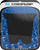 STOMPGRIP 55-10-0060-6B Volcano Profile Traction Pad Tank Grips - Volcano Black Kawasaki KLR '22-'25