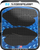 STOMPGRIP 55-10-0195B Volcano Profile Traction Pad Tank Grips - Volcano Black Yamaha MT '22-'24
