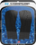 STOMPGRIP 55-10-0206B Volcano Profile Traction Pad Tank Grips - Volcano Black KTM Adventure '23-'25