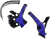 ACERBIS 2736391004 X-Grip Frame Guards - Black/Blue YZ 85