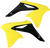 ACERBIS 2171911017 Replacement Radiator Shrouds - Yellow/Black Suzuki RMZ '10-'18