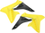 ACERBIS 2171911017 Replacement Radiator Shrouds - Yellow/Black Suzuki RMZ '10-'18