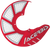ACERBIS 2449490004 X-Brake Disc Cover - Red/White