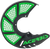 ACERBIS 2449491043 X-Brake Disc Cover - Black/Green