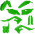 ACERBIS 2736290006 Full Replacement Plastic Kit For Kawasaki - Green Kawasaki KX '19-'24