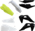 ACERBIS 2726567296 Standard Body Replacement Plastic Kit - White/Black/Yellow Husqvarna FC/FX/TC/TX '19-'22