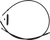 BARNETT 10130100688 High-Efficiency Black Vinyl Clutch Cable - +8" Size