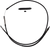 BARNETT 10130100676 High-Efficiency Black Vinyl Clutch Cable - +6" Size