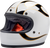 BILTWELL 1002-561-501 Gringo Helmet - Flames White/Black XS