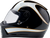 BILTWELL 1004-570-502 Lane Splitter 22.06 Helmet - Gloss Black/White Flames Small