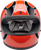 BILTWELL 1002-593-501 Gringo Flames Helmet - Flames Competition Orange XS