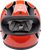 BILTWELL 1002-593-506 Gringo Flames Helmet - Flames Competition Orange 2XL